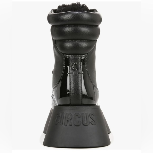 Circus NY by Sam Edelman Women's Gail Black Platform Lace Up Boots Size 9 NEW - Picture 5 of 10